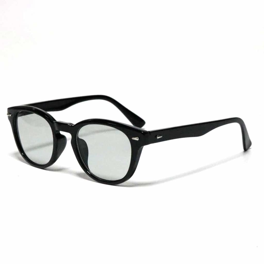 [Berkuto] Black Extract X Light Gray Sunglasses, Eyeglasses, Fashion Glasses, Fashion Glasses, Men's, Women's, Round, Square, Transparent, Tinted,