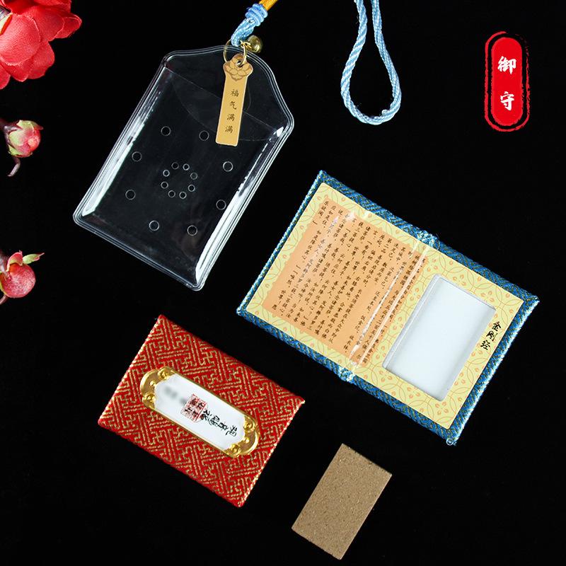 Chinese style Buddhism Monastery Temple Guan Yin Buddha Efficacious Amulet Pendant Bless Family Safety Health Good Luck Career