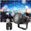 LED Projector Night Light Snowflake Projector Outdoor Lamp 360° Rotating Home Festivals Party Decoration