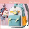 School Friendly Child Backpack Made Cartoon Prints Reduced Load Learners Young