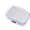 Waterproof Pill Tablet Metal Pill Box Portable Rectangle Round Shape Medicine Case Light-Weight Holder Container Travel Home Use