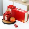 Ceramic Sealed Persimmon Tea Can Wedding Ornament Everything Goes Well Wedding Creative Happy Candy Box Small Gift Souvenir