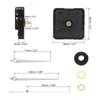 PATIKIL Clockwork Replacement Kit, 2 Sets, Quartz Clockwork, DIY Wall Clock Hands and Motor Kit, Repair Parts, Silver