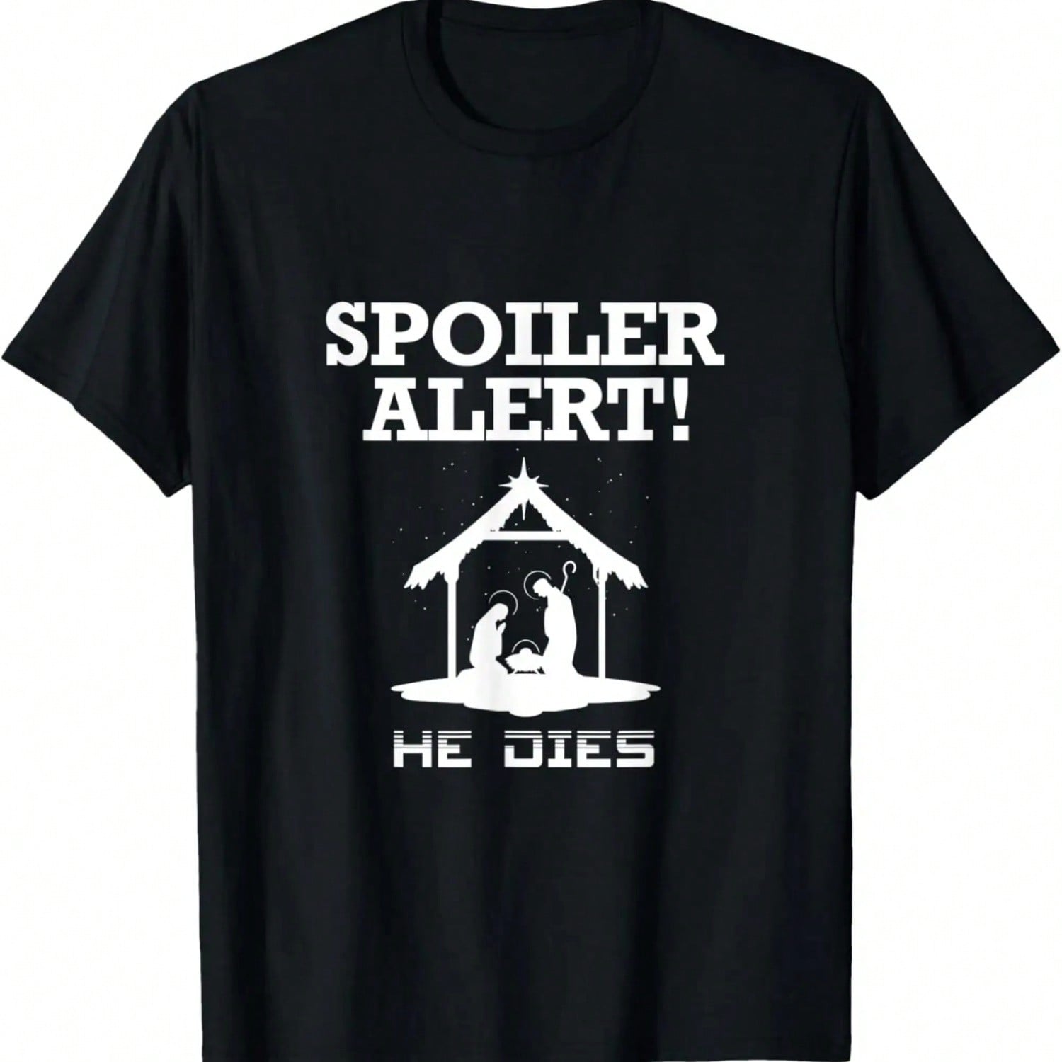 Spoiler Alert He Dies Funny  Slogan T-Shirt S разноцветный