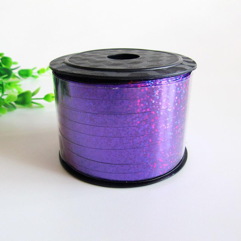 Laser Color Ribbon Roll - 100 Yards (90 Meters) for Birthday, Wedding Decorations, Gift Packaging, and Party Ties