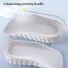 2 paia di Solette Rialzanti Semi-Nascoste per Scarpe Inserto per Tallone Cuscino Sportivo Aumento Altezza Schiuma a Memoria EVA Rialzo Tallone 1.5/2.5/3.5CM