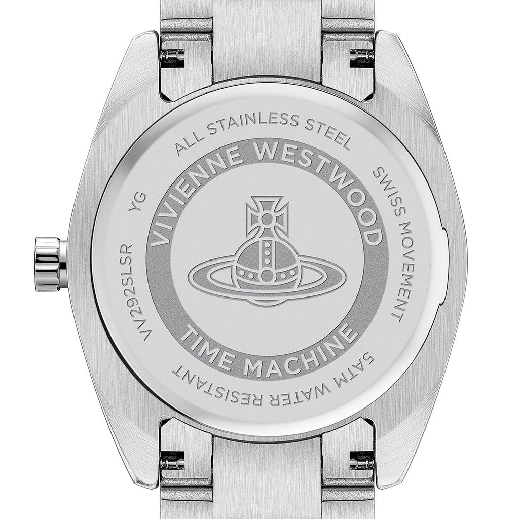 Vivenne Westwood Fenchurch 28mm Quartz Analog Display with Bracelet Women's Watch, Silver,