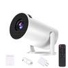 Full 1080P Wireless Projector Featuring 240 Degree Rotatable Lens and Auto Keystones Correction for Home Entertainment US 110V Compatibility