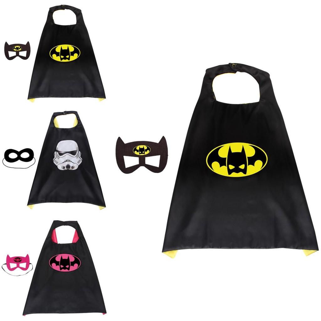 Soft And Comfortable Superhero Cloak For Kids With Unique Designs And Mask