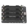 4 Slot Lithium Battery Holder Shield Case Battery Development Board with Overcharge Protection DC 5V