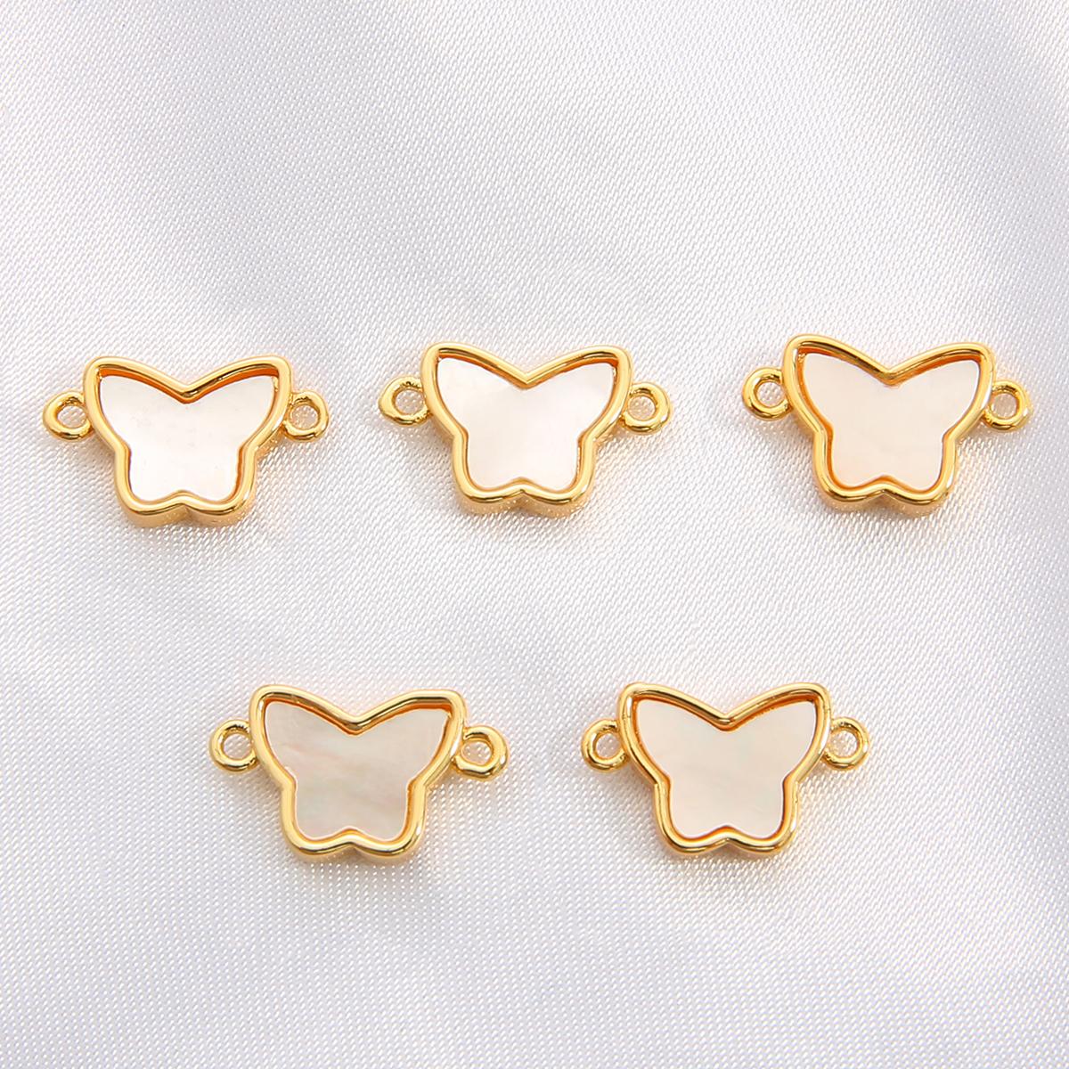 

Медь Луна бабочка в форме сердца застежки соединитель обжимной для DIY ожерелье браслет аксессуары материал 16x9.5mm