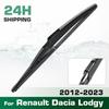 Rear Windshield Wipers Blades,Premium All-Season Wiper blades Replacement For Renault Dacia Lodgy 2012-2023,Natural Rubber Bayonet,Easy to Install 12″