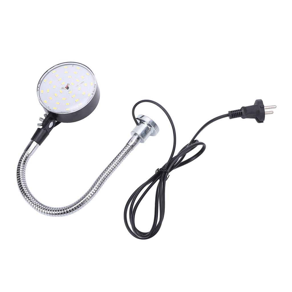 LED Machine Light 30cm Flexible Gooseneck Magnetic Base Work Light for Lathe Workbench Workshop