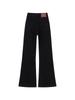 2025 Women's High-Waist Black Winter Slim Fit Flare Jeans - Warm, Comfortable, High-Grade Fabric with Long Pants