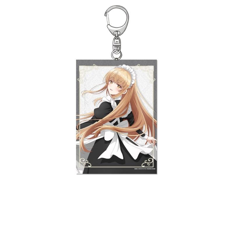 Anime The Angel Next Door Spoils Me Rotten Acrylic Keychain figure Mahiru Shiina Pendant Bag Car Keychain Cell phone Pendant
