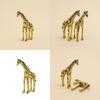 Copper Giraffe Figurine Decorative Accessory For Home Office Or Gift Giving