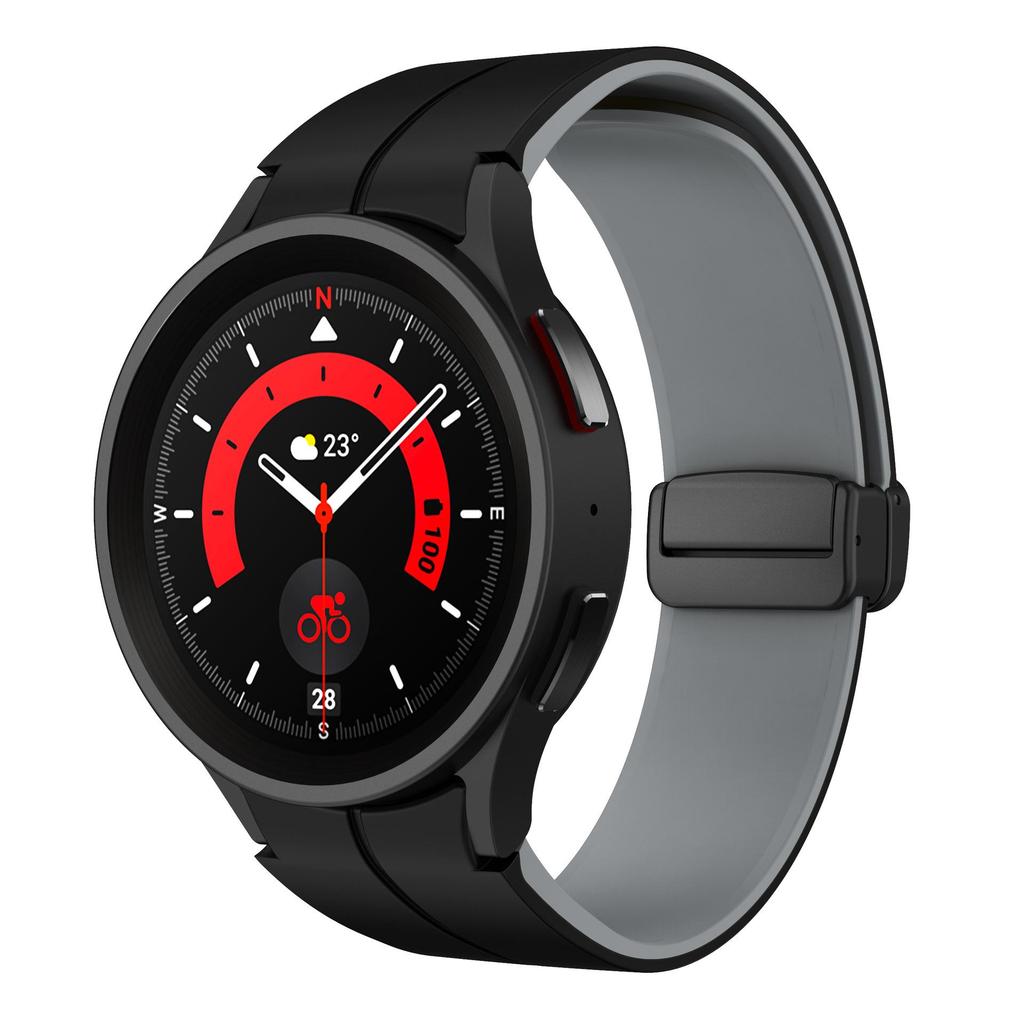 Original Strap for Samsung Watch 4 40mm 44mm 5Pro 45mm 42 46 Band Magnetic Buckle for Galaxy Watch 6 Classic 43mm 47mm Bracelet