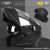 Wild Horse 3C Certified Motorcycle Helmet, Winter Anti-Fog Full Face, All-Season Flip-Up with Double Visor for Men & Women.