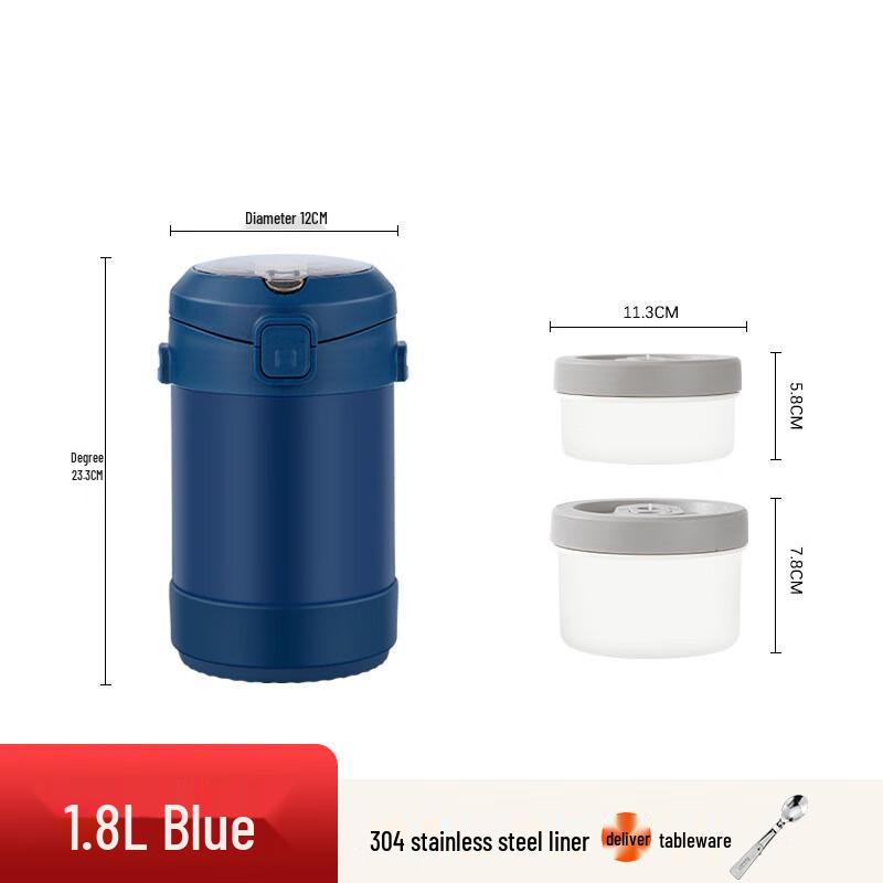 

ZISIZ Stainless Steel Insulated Food Pot