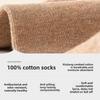 Men's Pure Cotton Mid-calf Socks for Autumn, Odor-resistant, Sweat-absorbent, Antibacterial, Anti-tear, 100% Cotton
