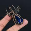 Blue Flash Labradorite Handmade Pendant, Natural Gemstone Jewelry, 999 Copper Wire Wrapped Pendant Jewelry, For Gift