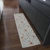 Marushin Kitchen Mat, Disney Winnie the Pooh Leaf Flower Garden Design, Wipeable, Water-Repellent, Non-Slip PVC, Approx. H45 x W180cm, 2225092000