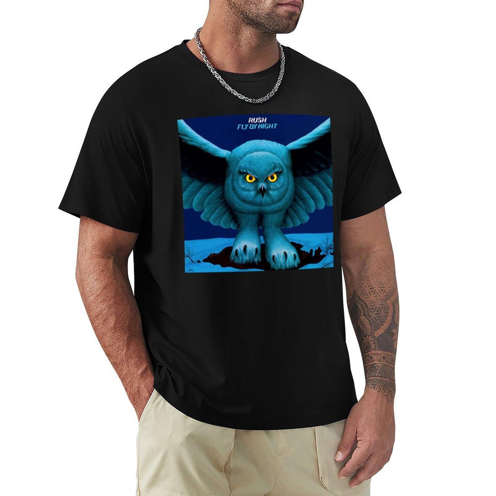 

owl fly TShirt essential t shirt anime clothes summer tops Aesthetic clothing shirts men graphic 4XL