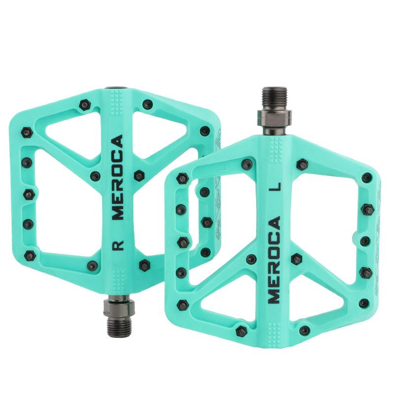 

Seal Bearings Bike Pedals MEROCA Bicycle Platform Pedal Durable Bicycle Pedals Mountain Road Bike светло-зеленый
