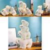 Adorable Plush Arctic Bear Stuffed Animal Soft White Bear Doll For Kids 25cm 35cm 45cm 58cm