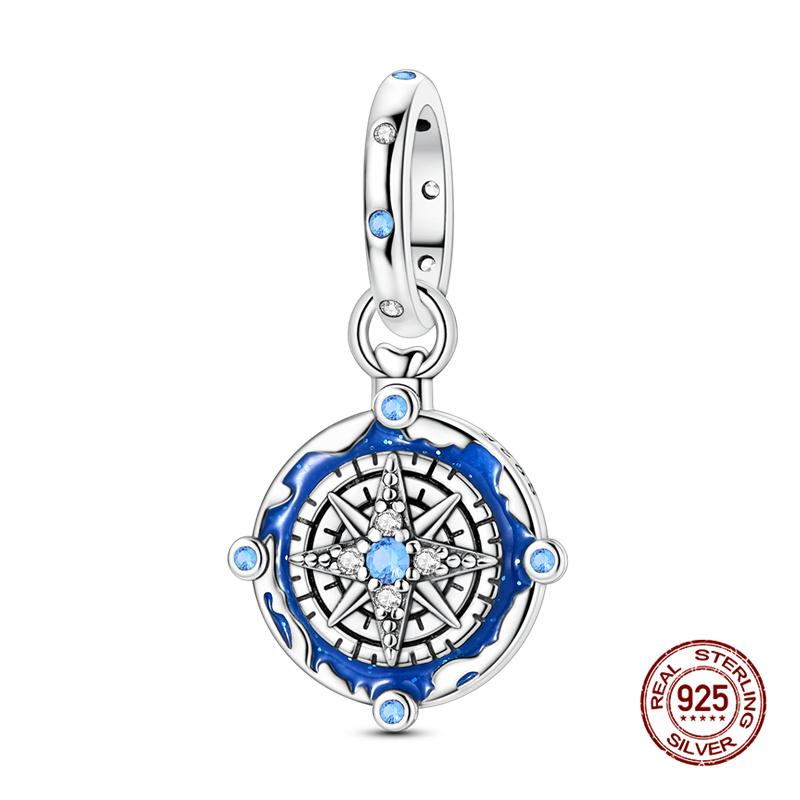 925 Silver Devil's Eye Charm Beads 3mm Fit DIY Bracelet Women's Fashion Jewelry Gift Original Handmade