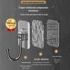 Punch-Free Strong Adhesive Stainless Steel Hooks