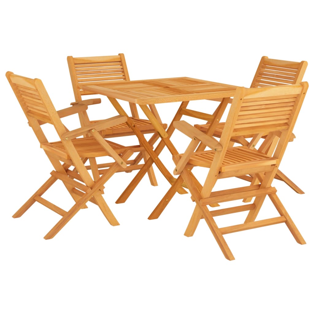 Vidaxl 5-Piece Garden Furniture Set, Solid Teak Wood