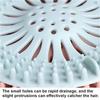 Kitchen and Bathroom Sink Floor Drain Hair Filter Plug Sewer Filter Sink Anti-clogging Five-color Pack