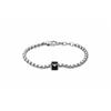 Romantic Small Waist Series Trendy Hip Hop Stainless Steel Bracelet Men's Black Silver F Basic Packaging-brand Original Box
