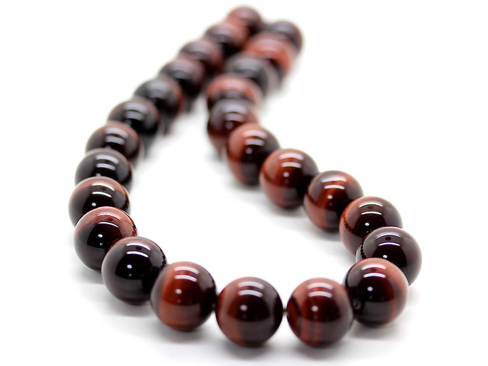 

[Ишики] Премиальный Красный Тигровый Глаз Крупные Бусины 20мм Четки 231