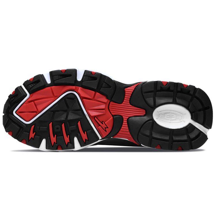 Skechers Stamina Textile, Synthetic Leather, Split Cow Leather Cushioning Abrasion Resistant Height Increasing 51286-NVGY