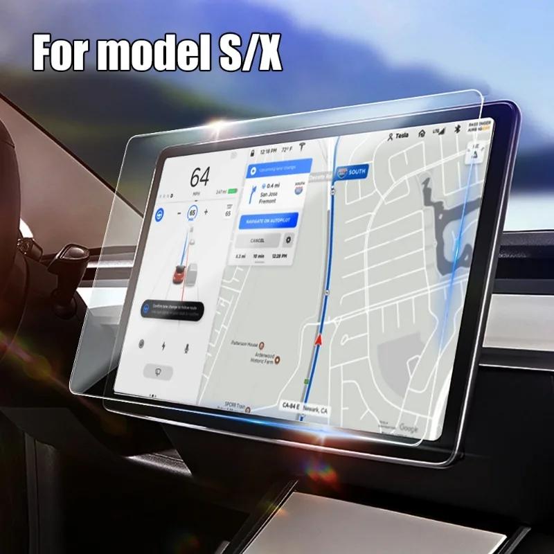 Glas Displayschutz für Tesla Model 3 Y Mittelkonsolen-Display Blendfreier HD-Folien-Schutzabdeckung Displayschutz