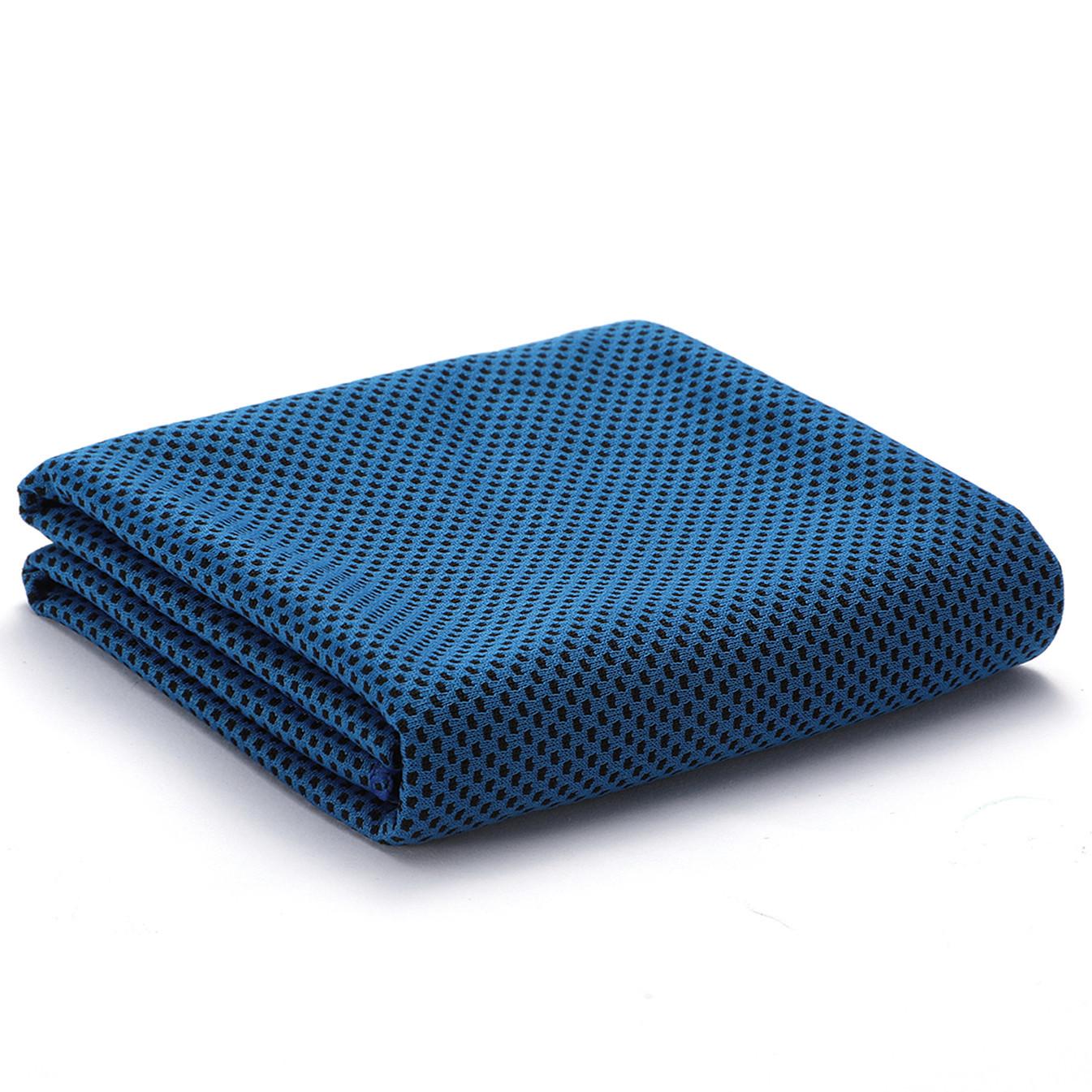 

Cooling Towel Chilly Mat Ice Scarf for Yoga Golf Gym Running Climbing, Size: 30 x 100cm (with Narrow Mouth Bottle) Dark Blue