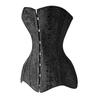 Extended steel bone court corset