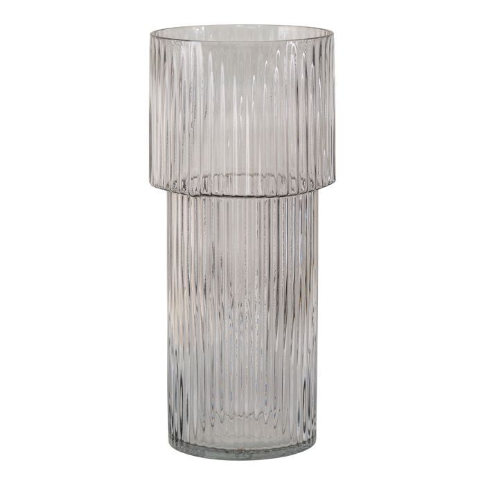Vase en verre soufflé - HOUSE NORDIC - Ø17,5x40 cm - Transparent - Design contemporain - Artisanal