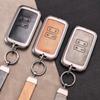 Leather Car Key Case Cover For Dacia Duster Logan 3 Jogger Sandero for Renault Clio 5 Megane 4 Zoe Kadjar Captur Arkana Koleos