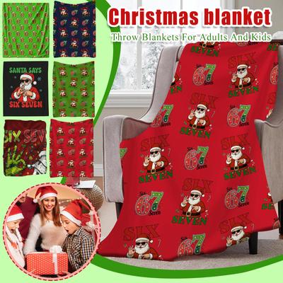 6-7 Christmas Blanket, Boy Christmas Blanket, 67 Throw Blanket  150*180