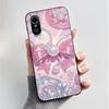 For ZTE Blade A33S Phone Cases Soft Silicone Back Cover For ZTE Blade A 33 S Case Fashion Flower Black TPU Shell Coque A33S Capa