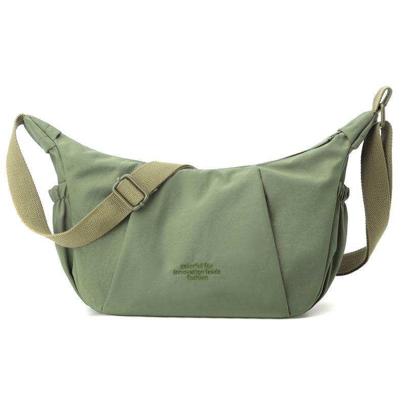 New Women's Messenger Bag Women's Multi-layer Croissant Bag Casual Anti-splashing Shoulder Bag