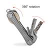 Key Organizers Titaniums Alloy Keychain Key Clip High Capacity Key Storage Device Pocket-Sized Key Holder Enduring