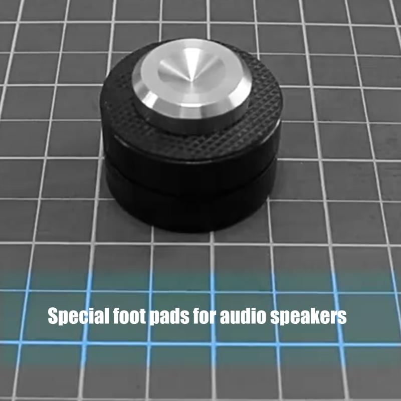 Aluminum Speaker Damping Feet Vibration Isolation Pad Equipment Sound Speaker Shockproof Pad Steel