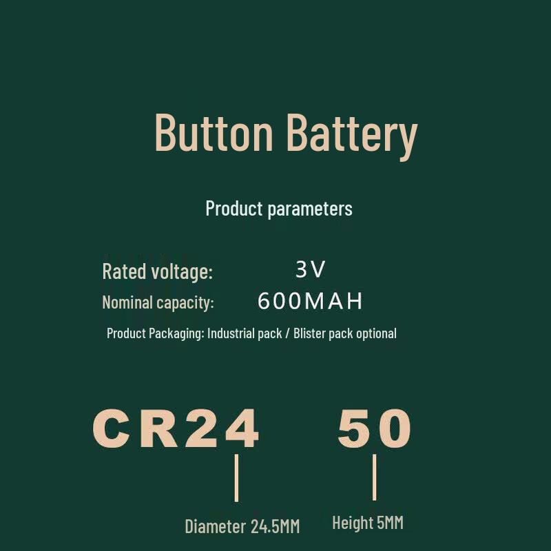 Moufook CR2450 3V Lithium Button Cell Battery