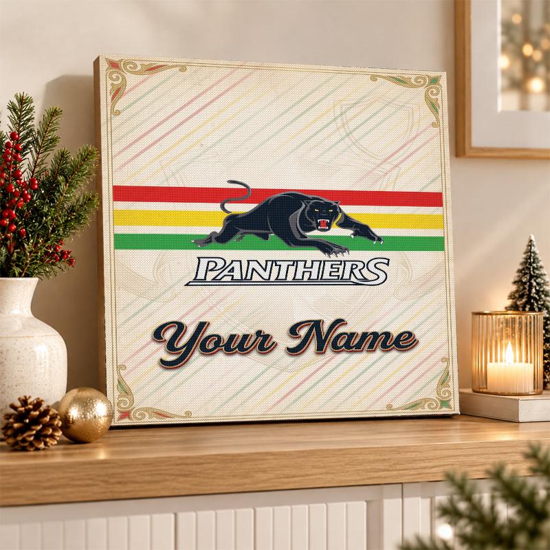 Penrith Panthers Custom Name Text 5D Diamond Painting Kit DIY Full Drill Diamond Art Decoration