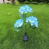 Solar Lotus Sunflower Garden Light for Outdoor Decoration