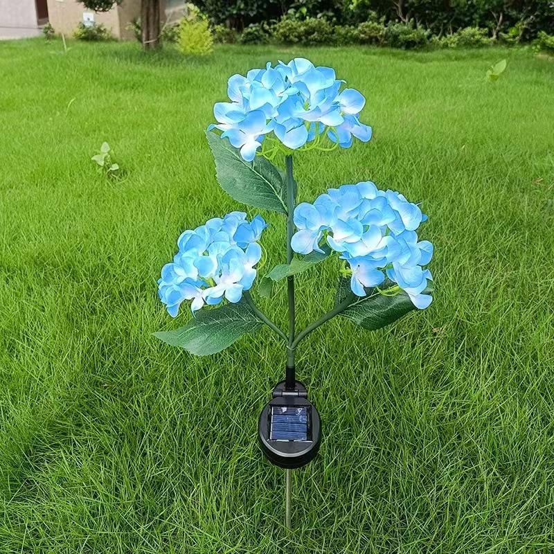 Solar Lotus Sunflower Garden Light for Outdoor Decoration
